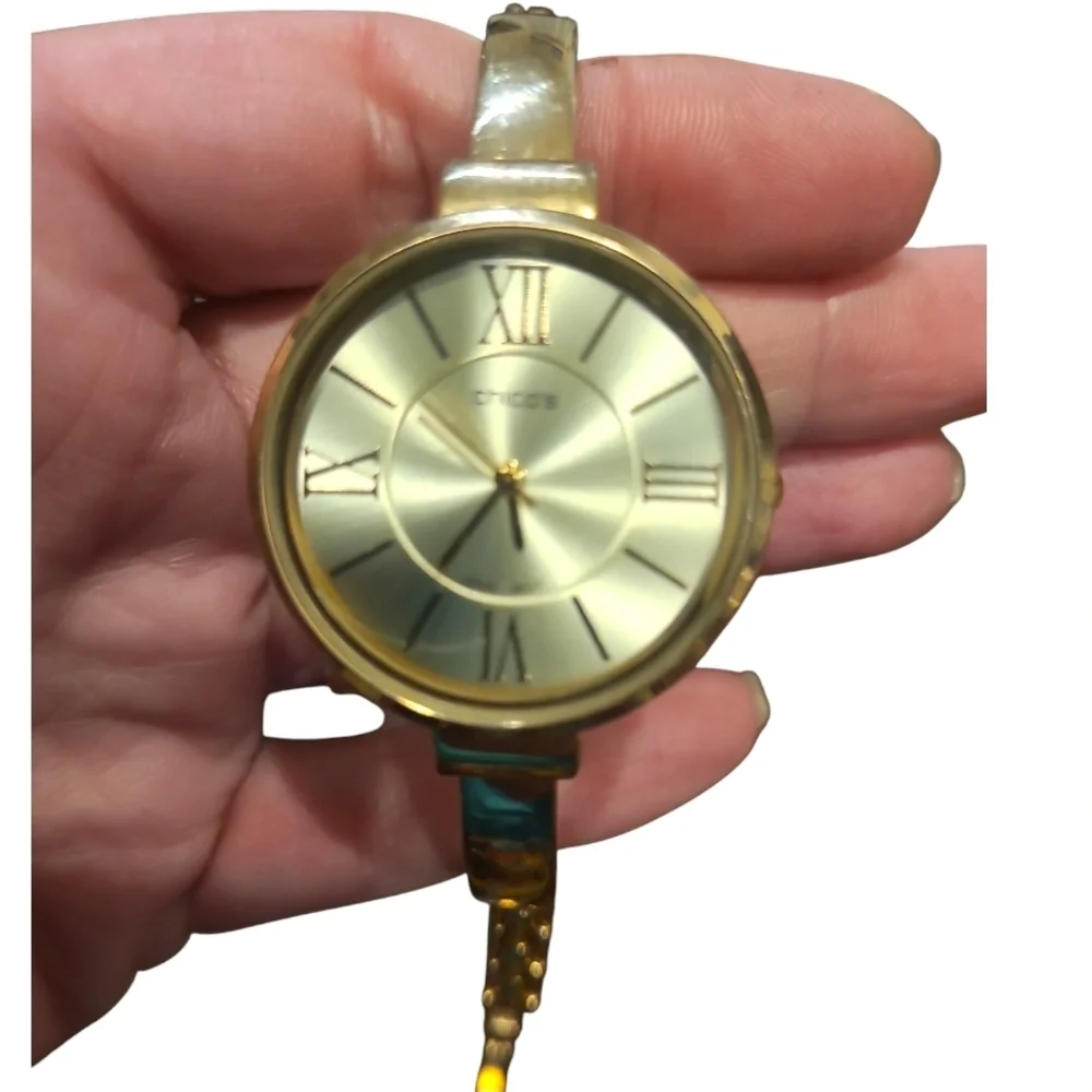 Chicos Gold Color Women's Watch Bracelet Stainless Steel
